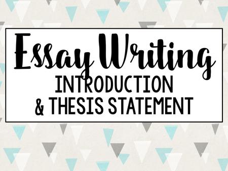 Informative essay - nonfiction writing that provides information to the audience.