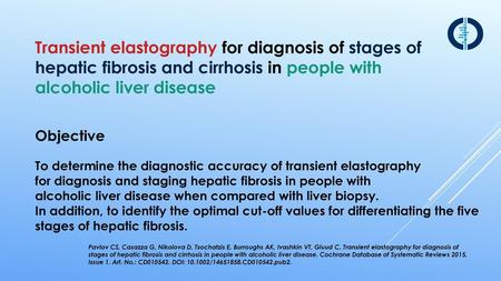 Transient elastography for diagnosis of stages of