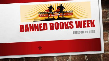 Banned Books Week Freedom to Read.