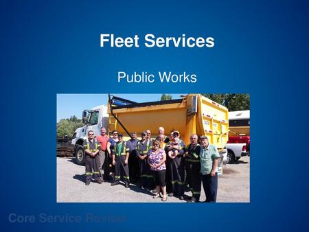 12/3/2017 Fleet Services Public Works.