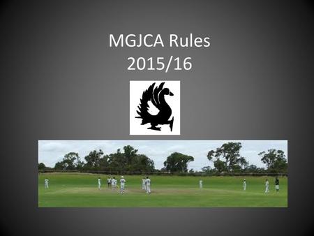 MGJCA Rules 2015/16.