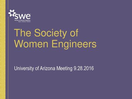 The Society of Women Engineers