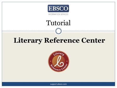 Literary Reference Center