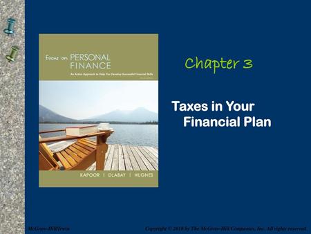 Chapter 3 Taxes in Your Financial Plan McGraw-Hill/Irwin