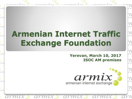 Armenian Internet Traffic Exchange Foundation