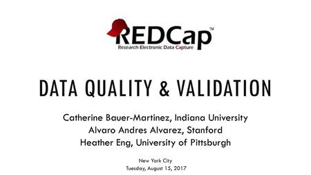 Data quality & VALIDATION