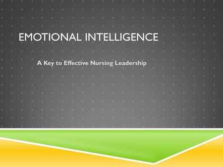 Emotional Intelligence