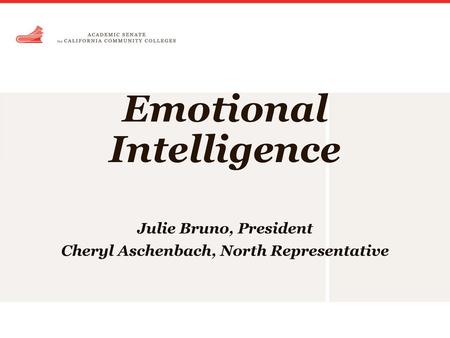 Emotional Intelligence