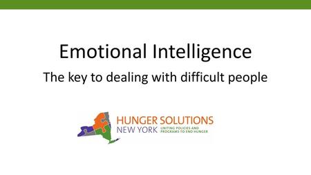 Emotional Intelligence