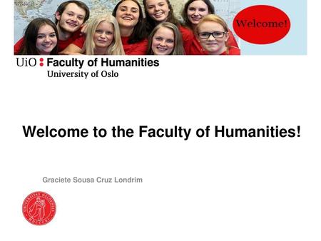 Welcome to the Faculty of Humanities!