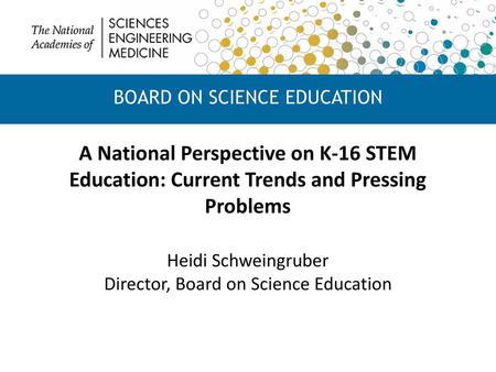 Board on science education