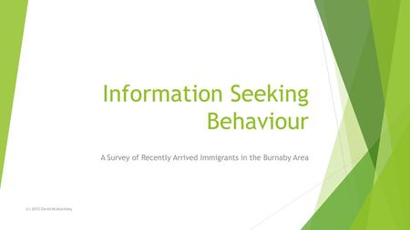 Information Seeking Behaviour