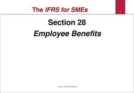 Section 28 Employee Benefits