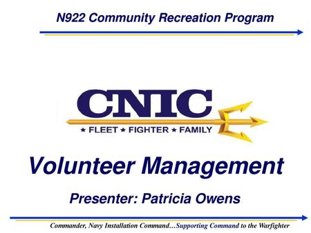 N922 Community Recreation Program