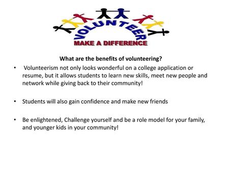 What are the benefits of volunteering?