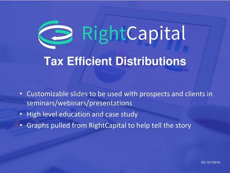 Tax Efficient Distributions