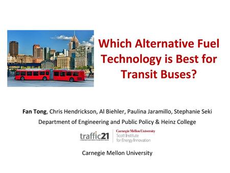 Which Alternative Fuel Technology is Best for Transit Buses?