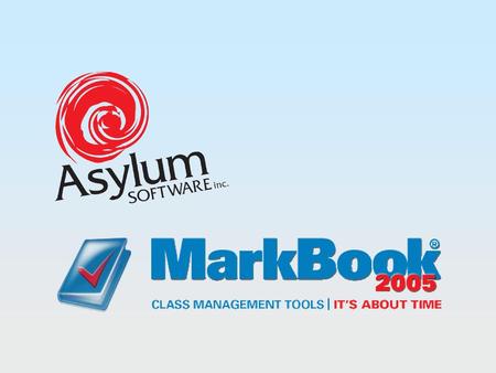 MarkBook - the definitive class management program for every educator.