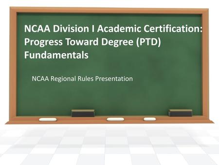 NCAA Regional Rules Presentation