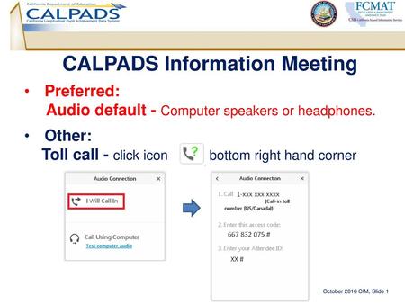 CALPADS Information Meeting