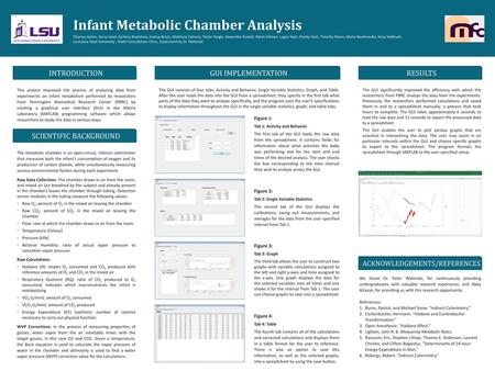 Infant Metabolic Chamber Analysis