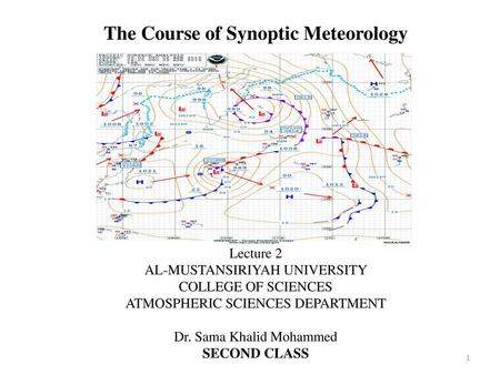 The Course of Synoptic Meteorology