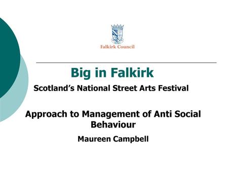 Scotland’s National Street Arts Festival