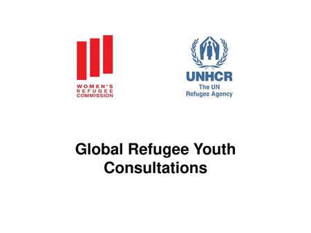 Global Refugee Youth Consultations