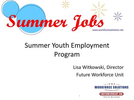 Summer Youth Employment Program