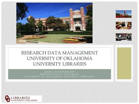 Research Data management university of Oklahoma university Libraries