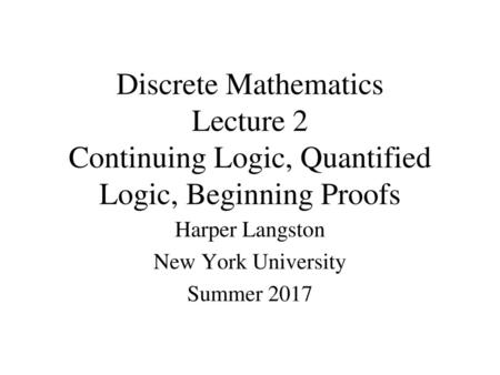 Harper Langston New York University Summer 2017