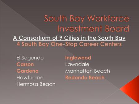 South Bay Workforce Investment Board