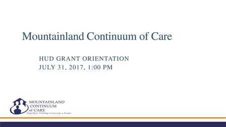 Mountainland Continuum of Care