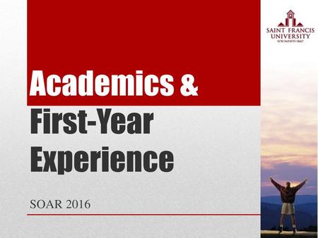 Academics & First-Year Experience