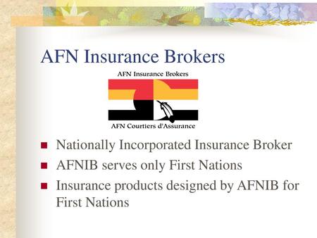 AFN Insurance Brokers Nationally Incorporated Insurance Broker