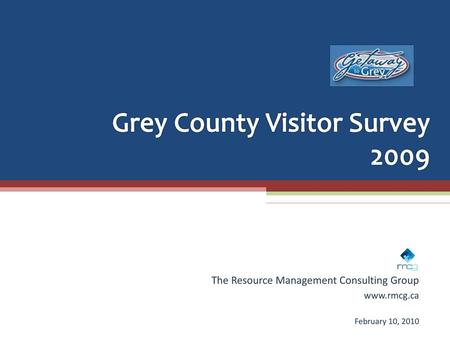 Grey County Visitor Survey 2009