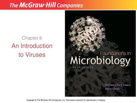 Chapter 6 An Introduction to Viruses