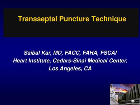 Disclosure Statement of Financial Interest Saibal Kar, MD, FACC