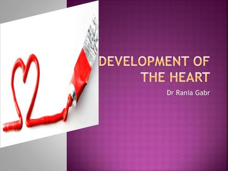 Development of the heart