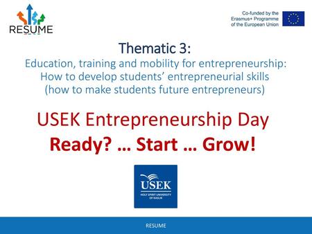 USEK Entrepreneurship Day