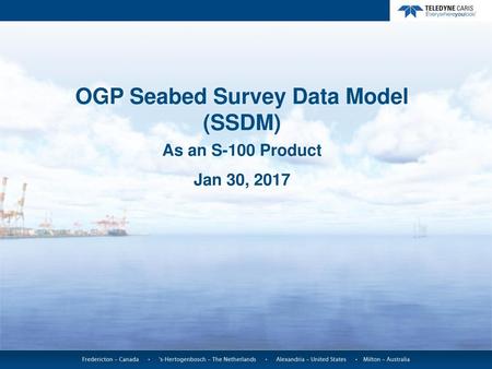 OGP Seabed Survey Data Model (SSDM)