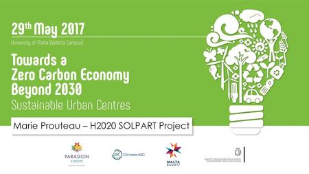 Marie Prouteau – H2020 SOLPART Project