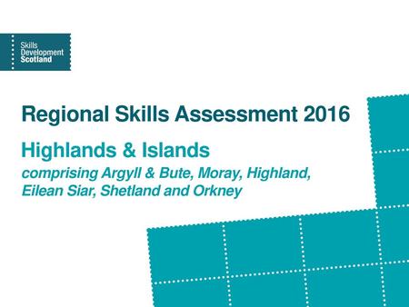 Regional Skills Assessment 2016