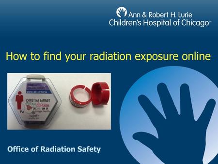 How to find your radiation exposure online