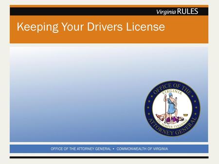 Keeping Your Drivers License