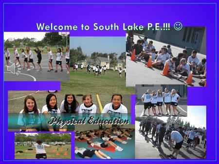 Welcome to South Lake P.E.!!! 