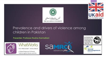 Prevalence and drivers of violence among children in Pakistan