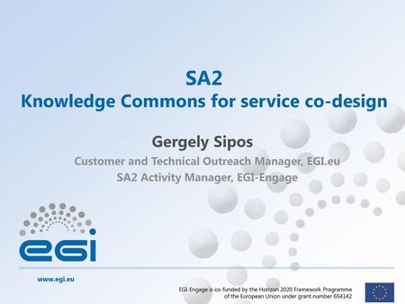 SA2 Knowledge Commons for service co-design