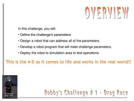 OVERVIEW In this challenge, you will: