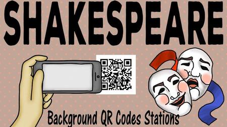 Station #1 1. What day is Shakespeare’s birthday? 2. Who was Shakespeare’s wife? 3. Where was Shakespeare born?